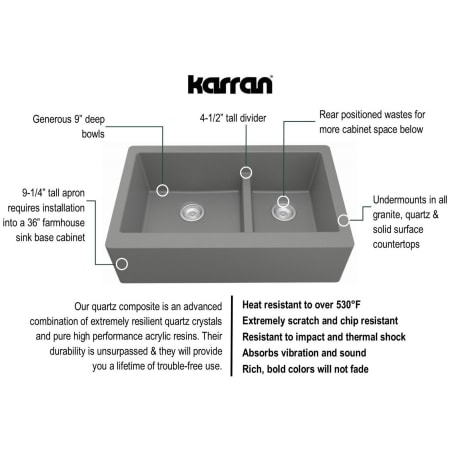 A large image of the Karran USA QA-760-PK1 Alternate Image