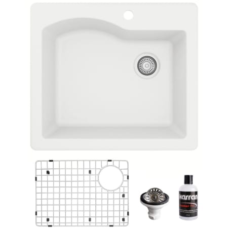 A large image of the Karran USA QT-671-PK1 White