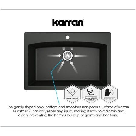 A large image of the Karran USA QU-690 Alternate Image