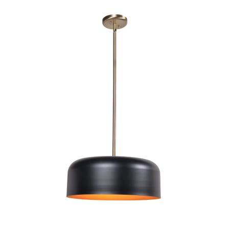 Kenroy Home 94162BLGLD Black Matte / Gold Porter 2 Light 20