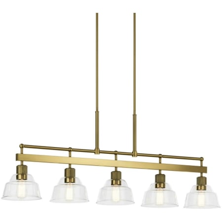 A large image of the Kichler 52404 Brushed Brass