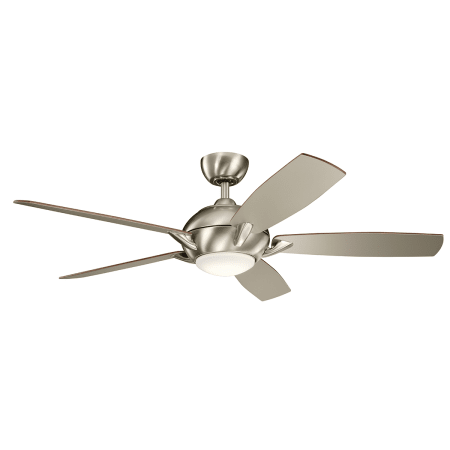 A large image of the Kichler 330001 Brushed Stainless Steel
