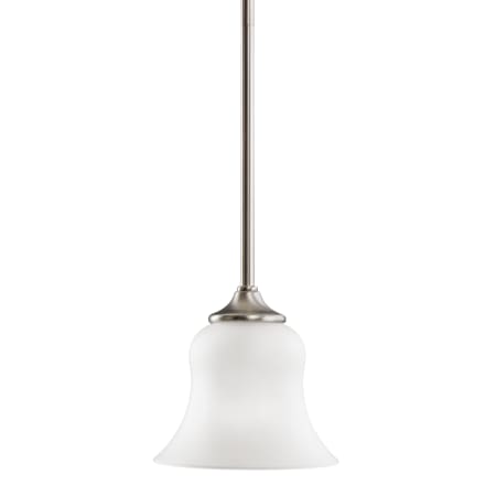 A large image of the Kichler 3584 Pictured in Brushed Nickel