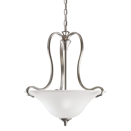 A large image of the Kichler 3585 Pictured in Brushed Nickel