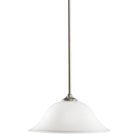 A large image of the Kichler 3587 Pictured in Brushed Nickel