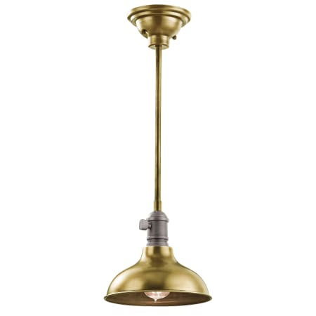 A large image of the Kichler 42579 Natural Brass Pendant Configuration