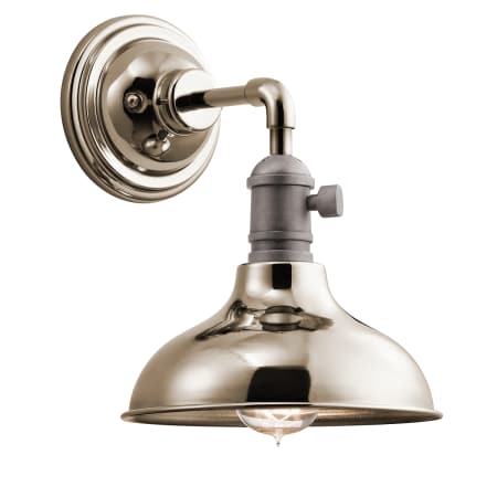 A large image of the Kichler 42579 Polished Nickel Wall Configuration