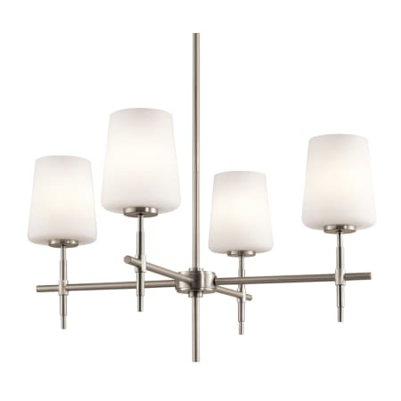 A large image of the Kichler 43085 Brushed Nickel