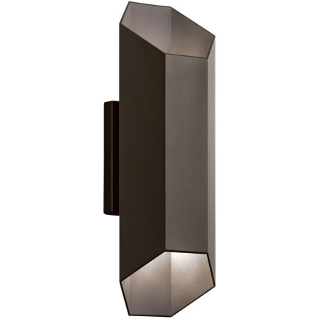 A large image of the Kichler 49608LED Textured Architectural Bronze