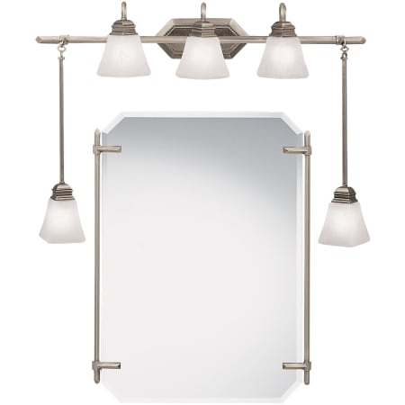 A large image of the Kichler 5104 Pictured in Antique Pewter