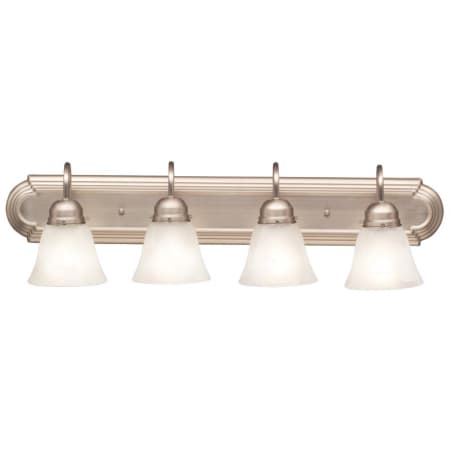 A large image of the Kichler 5338 Pictured in Brushed Nickel