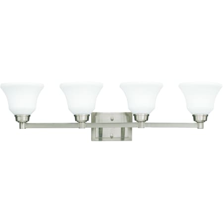 A large image of the Kichler 5391 Pictured in Brushed Nickel