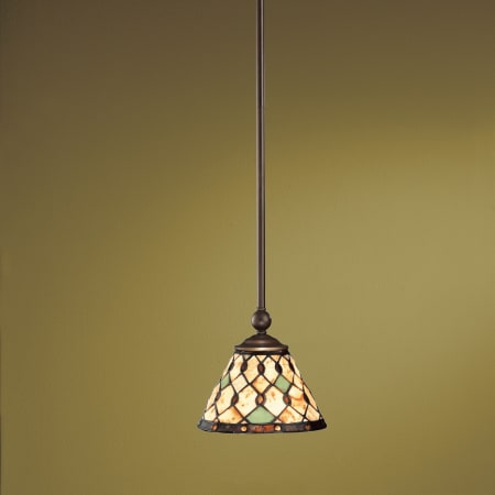 A large image of the Kichler 65266 Pictured in Oiled Bronze