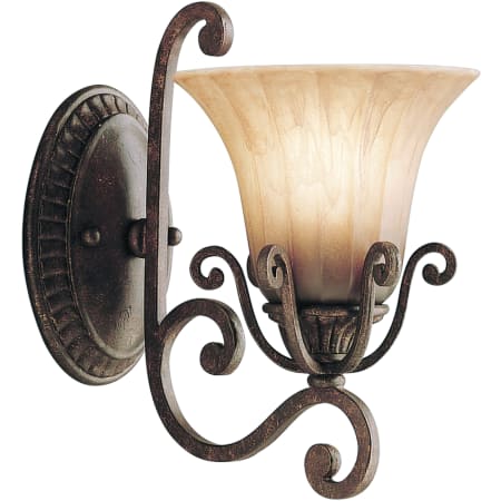 A large image of the Kichler 6857 Pictured in Carre Bronze