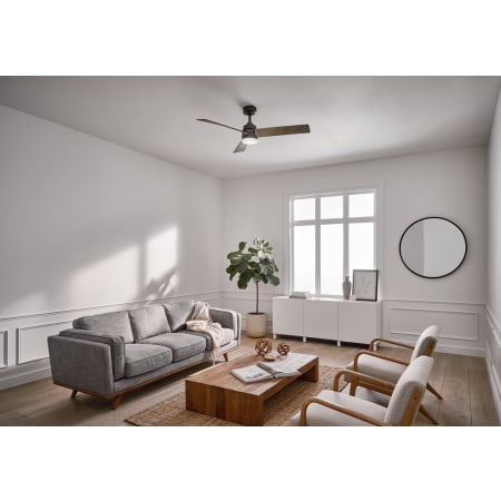 Kichler 300275 A large image of the Kichler 300275 Kichler Spyn 52 LED Fan