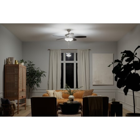 A large image of the Kichler 330161  Kichler Review Select Fan Installation