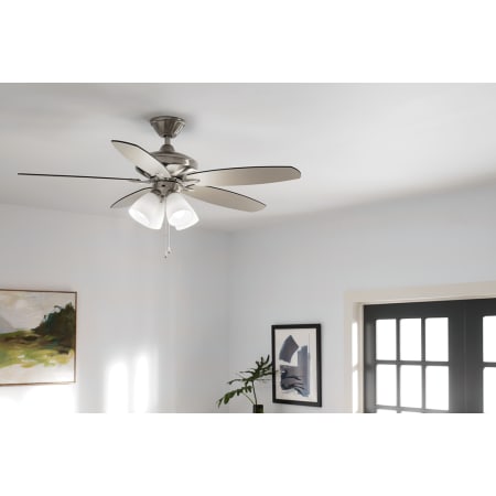 A large image of the Kichler 330162 Kichler Renew Premier Ceiling Fan Installation