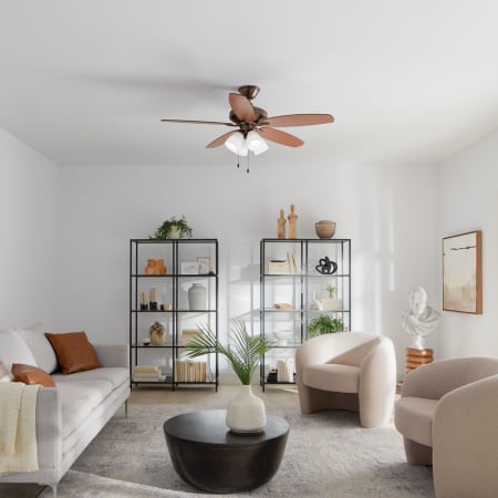 A large image of the Kichler 330162 Kichler Renew Premier Ceiling Fan Installation