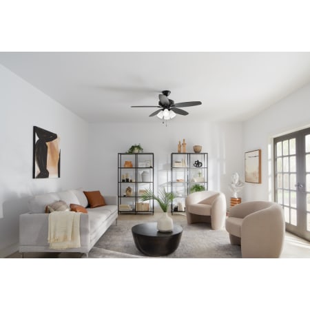 A large image of the Kichler 330162 Kichler Renew Premier Ceiling Fan Installation