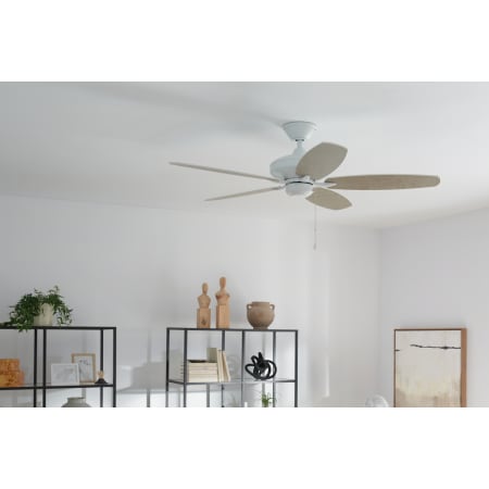 A large image of the Kichler 330164 Kichler Renew Energy Star Ceiling Fan Installation