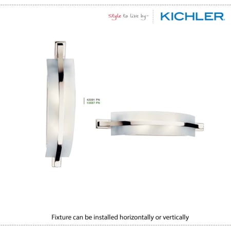 A large image of the Kichler 45087 The Freeport Collection can be installed horizontally or vertically.