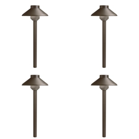 A large image of the Kichler 1582027-4 Textured Architectural Bronze