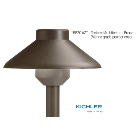 A large image of the Kichler 15820 Kichler 15820AZT Textured Architectural Bronze