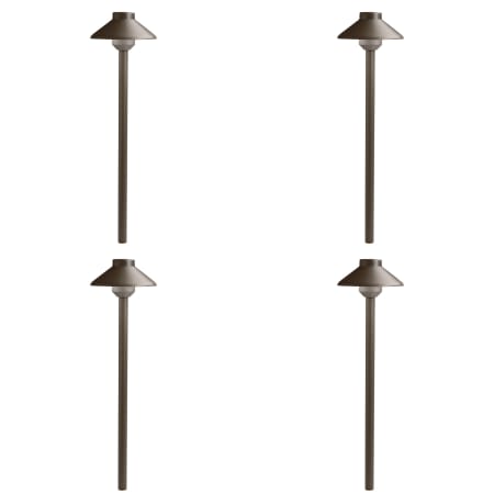 A large image of the Kichler 1582127-4 Textured Architectural Bronze