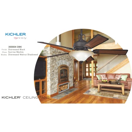 A large image of the Kichler 300004 Kichler Meredith 300004DBK Living Room