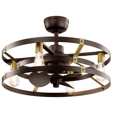 A large image of the Kichler 300040 Satin Natural Bronze