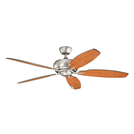 A large image of the Kichler 300105 Brushed Nickel finish pictured with Cherry side of reversible blades