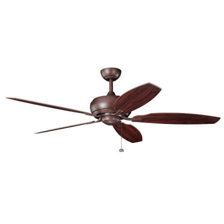 A large image of the Kichler 300105 Tannery Bronze finish pictured with Teak side of reversible blades