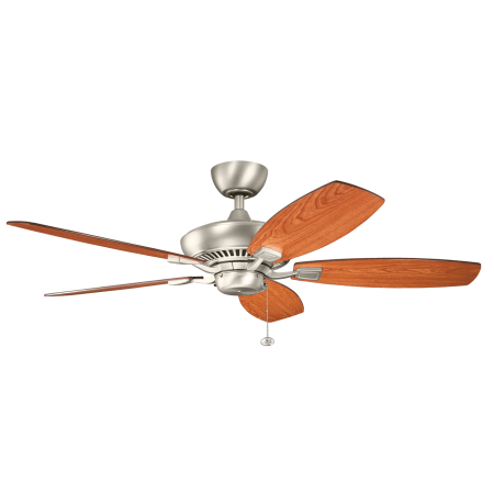 A large image of the Kichler 300117 Brushed Nickel finish pictured with Cherry side of reversible blades