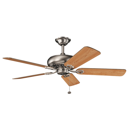 A large image of the Kichler 300118 Antique Pewter finish pictured with Light Cherry side of reversible blades