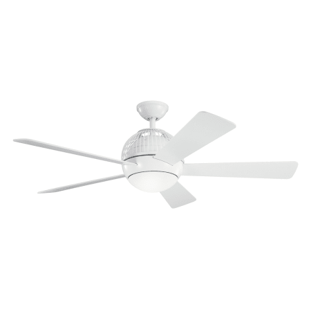 Kichler 300134wh White Closeout 52 Indoor Ceiling Fan With 5