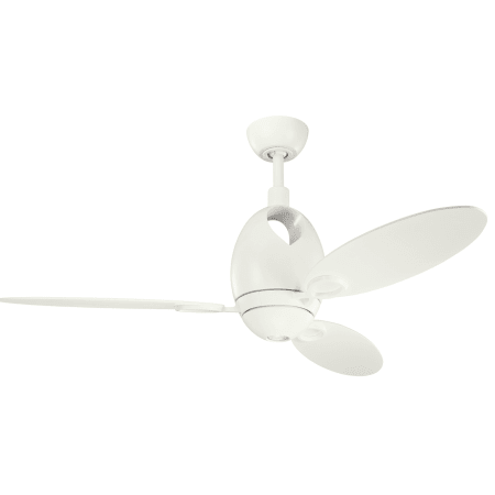 A large image of the Kichler 300155SNW Satin Natural White with Satin Natural White