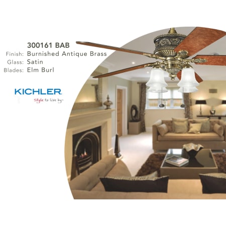 A large image of the Kichler 300161BAB Kichler 300161BAB Living Room