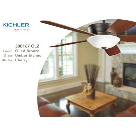 A large image of the Kichler 300167 Kichler 300167OLZ Living Room