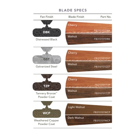 A large image of the Kichler Hatteras Bay Patio Kichler 310101 Hatteras Bay Patio Blade Specs