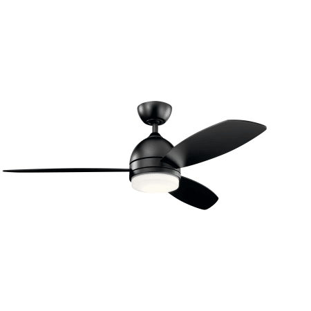 A large image of the Kichler 330002 Satin Black