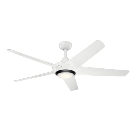 White Kichler 330089 Kapono 52" 5 Blade LED Ceiling Fan 