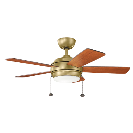 A large image of the Kichler 330171 Natural Brass