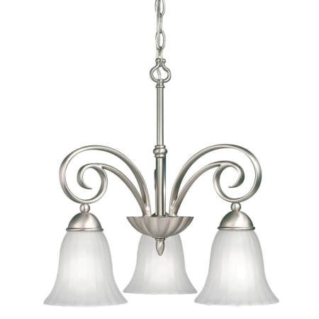 A large image of the Kichler 3326 Brushed Nickel