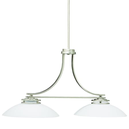 A large image of the Kichler 3875 Brushed Nickel