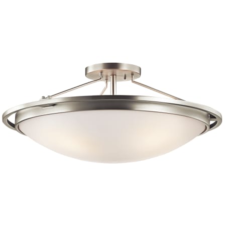 A large image of the Kichler 42025 Brushed Nickel