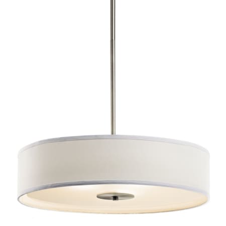 A large image of the Kichler 42121 Brushed Nickel