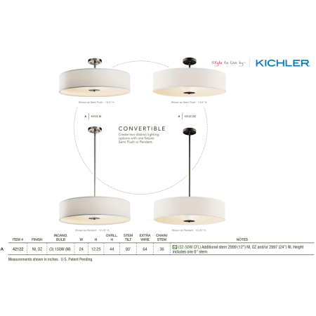 A large image of the Kichler 42122 Alternate View