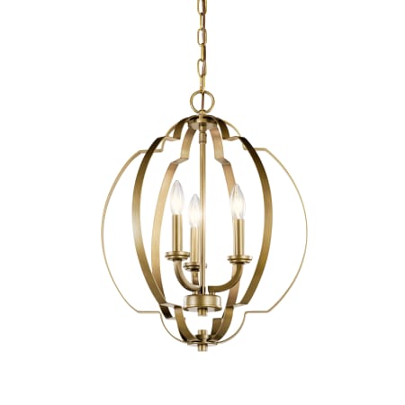 A large image of the Kichler 42140 Natural Brass