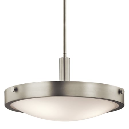 A large image of the Kichler 42245 Brushed Nickel