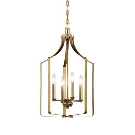 A large image of the Kichler 42496 Natural Brass
